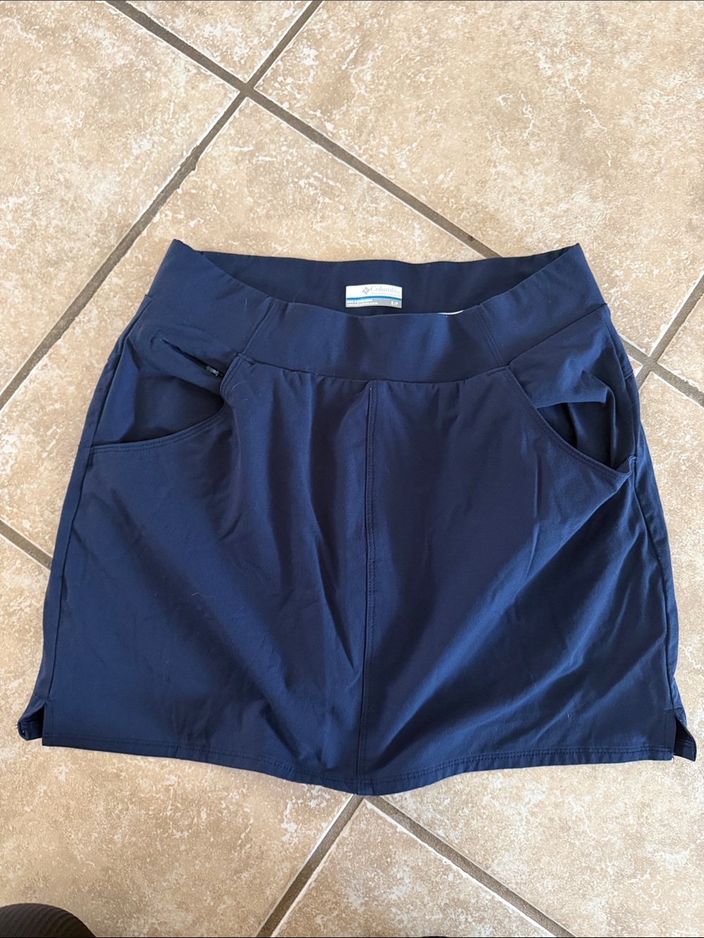 Navy Columbia  Athletic Skort with Pockets